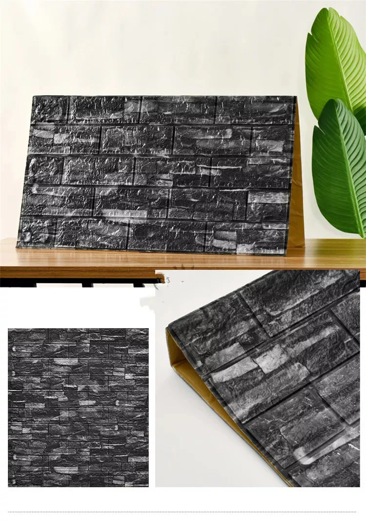 3D Wallpaper, DIY Self-Adhesive, 10 Sheets, 58 Sq.ft - Image 3