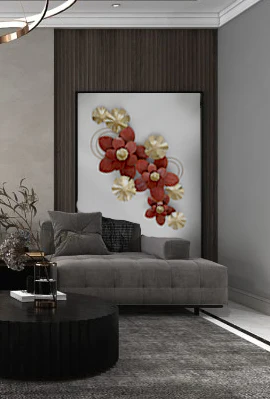 Decorative Wall Art, Autumn Floral Cluster, 47.25-In X 23.5-In, 1 PC - Image 4