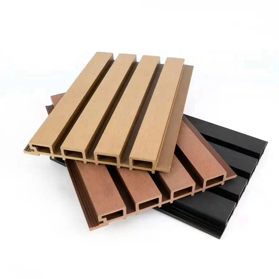 Outdoor WPC Fluted wall Panels, Black, 4 Panels/box - Image 6