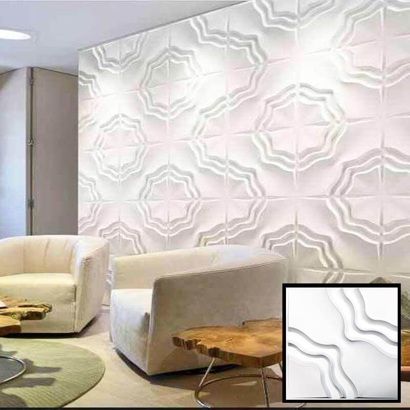 3D Wall Panels, Decorous Style, 19.7" x 19.7" - Image 4