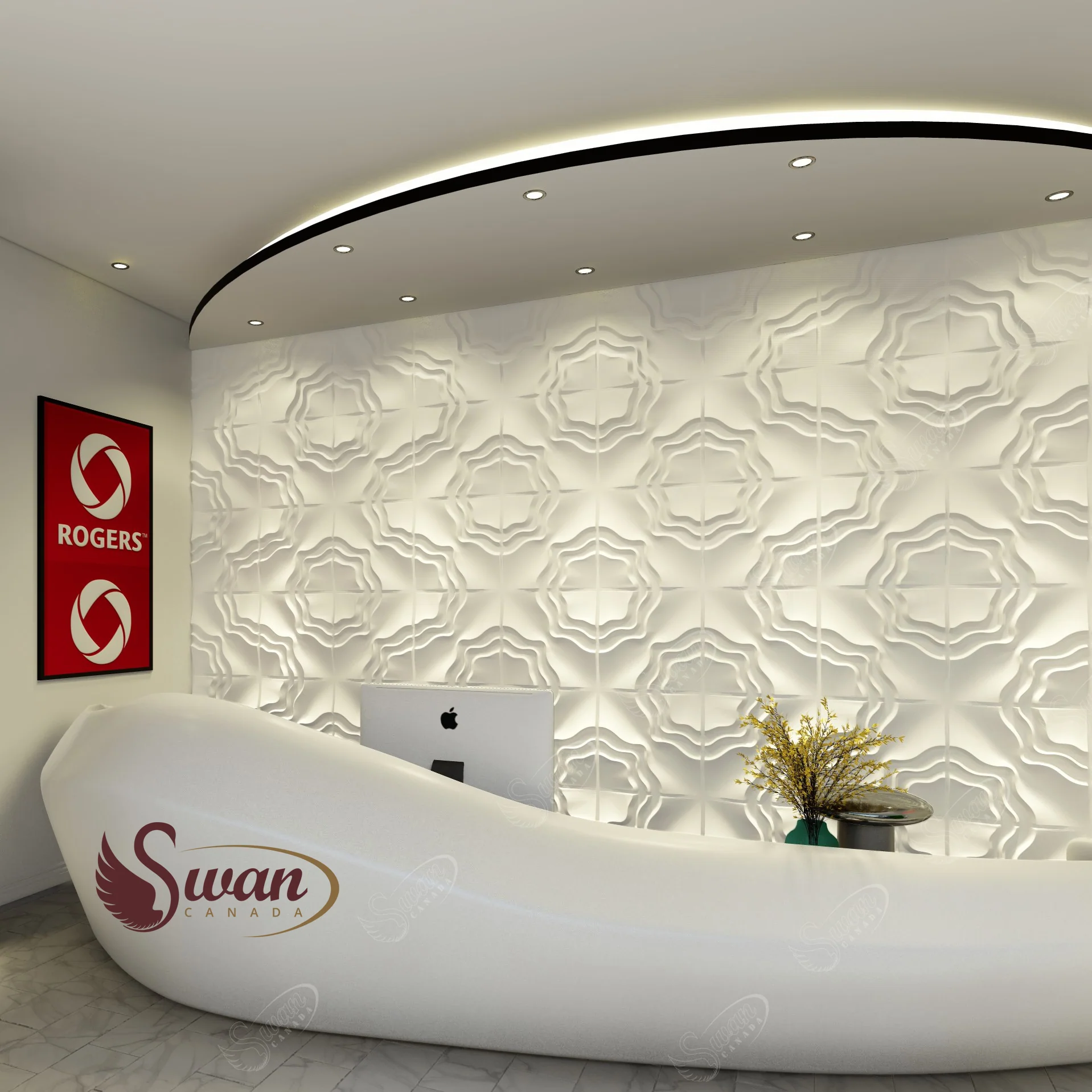3D Wall Panels, Decorous Style, 19.7" x 19.7" - Image 5