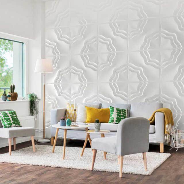 3D Wall Panels, Decorous Style, 19.7" x 19.7" - Image 6