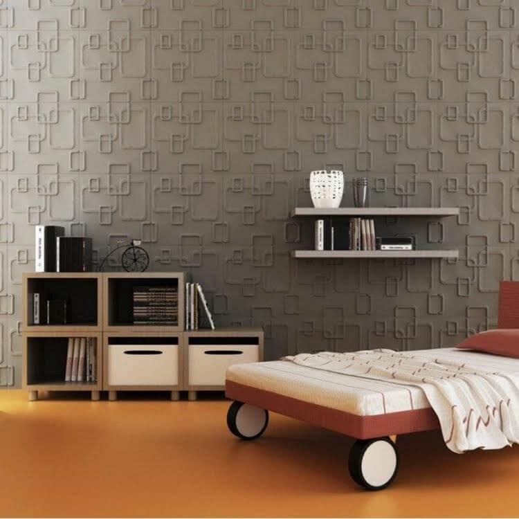 3D Wall Panels, United Style, 19.7" x 19.7" - Image 4