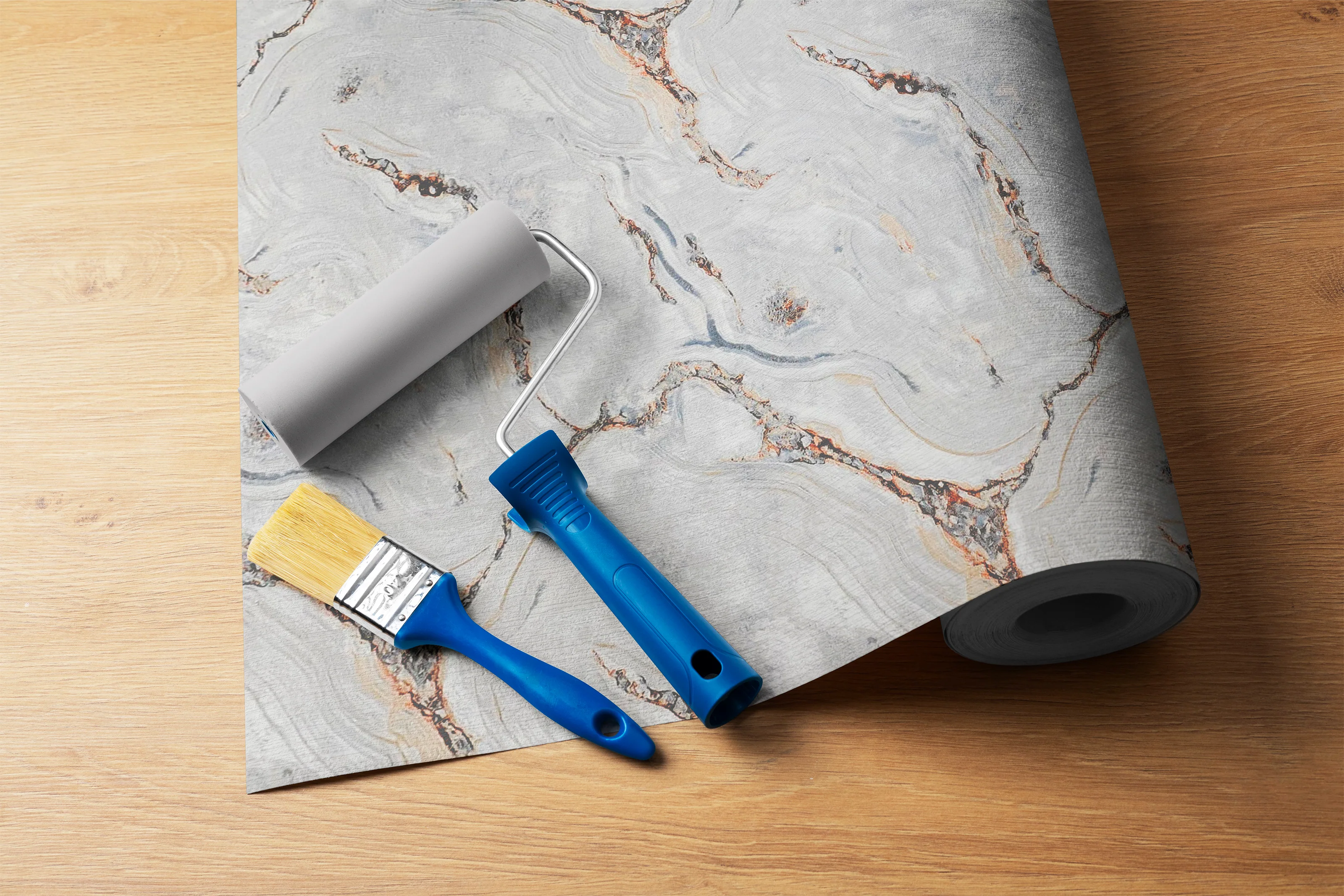Swan Wallpaper, Lava Flow, 42in X 610in. 1 Roll - Image 6